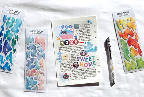 Perfume Seal Sticker [5types] | Planner Deco Sticker