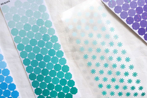 Deco Seal Sticker _ Sparkle [6colors] | Planner Deco Sticker