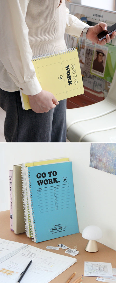 B5 Go To Work Diary [2colors]