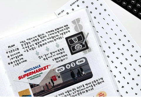 Number Stickers Pack | 2sheets