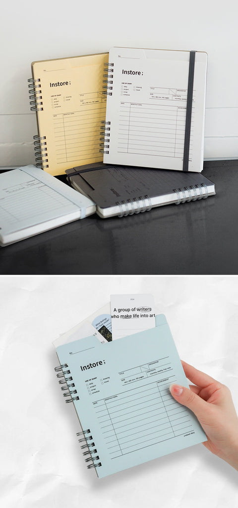 Instore ; Weekly Planner [4colors]