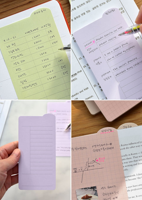 Round Index Sticky Notes [8types] | Lineup Sticky Memo