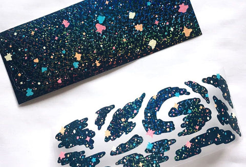 Starry Night Seal Sticker [2types] | Deco Sticker