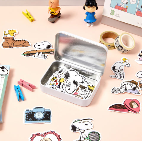 Peanuts Tin Case Stickers Pack ver.2