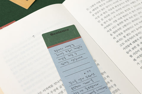 Life&Pieces Memo Bookmark