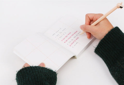 Double Square Notebook [4types] | Line, Grid, Blank, Big Grid Notebook