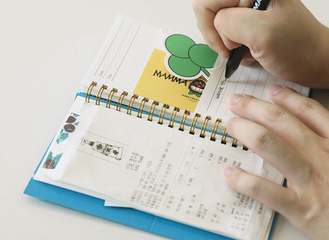 Memories in a Pocket Notebook ver.2 [2colors] | Archiving Notebook | Storage