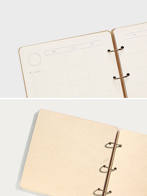 Open Book Monthly Diary ver.2 M [2colors] | Monthly Planner