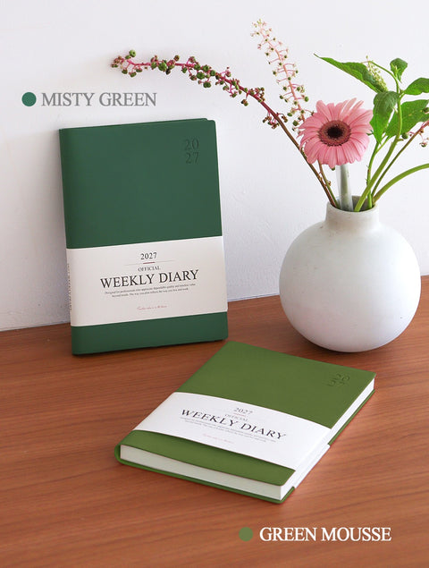 2027 Official A5 Weekly Planner [10colors] | Weekly Diary