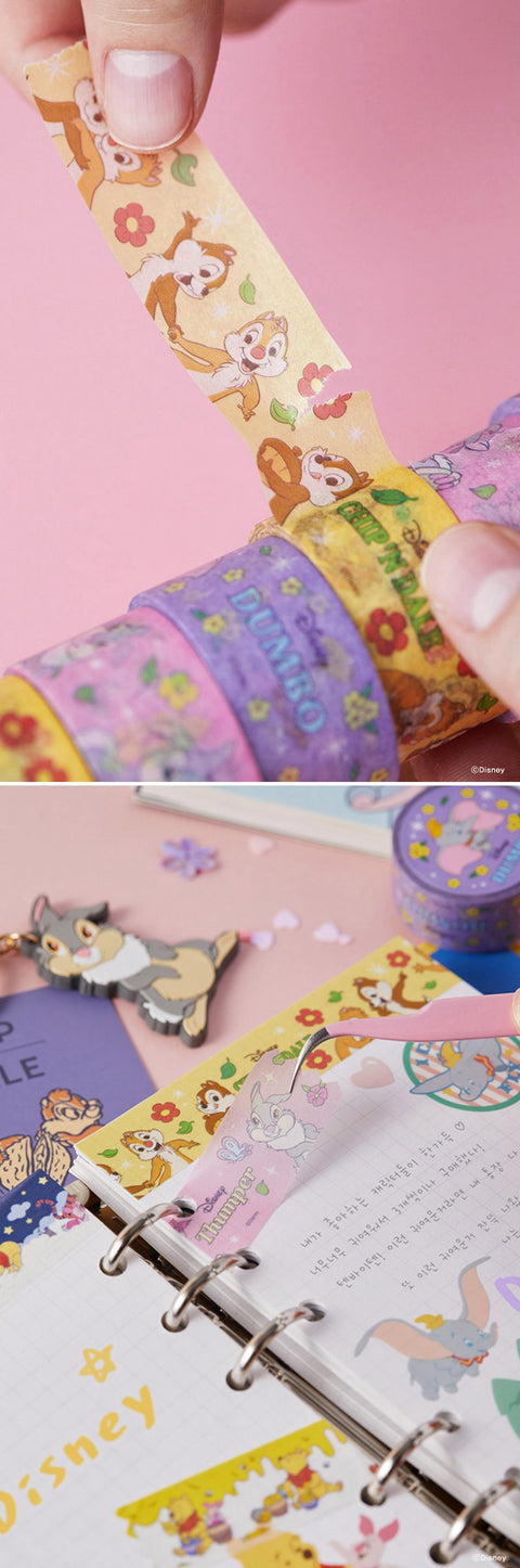 DISNEY Animal Masking Tape [3types] | Chip&Dail, Thumper, Dumbo