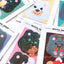 Big Kitty Hologram Seal Sticker [10types] | Cat Deco Sticker