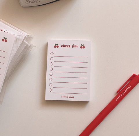 Cherry Memo Pad [7types]