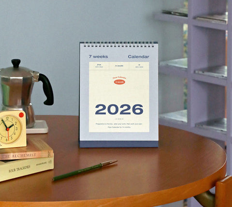 2026 Flow Desk Calendar | Desk Scheduler 2026