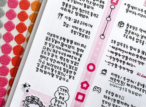 Donut Shaped Transparent Seal Sticker | Deco Sticker