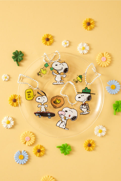 Peanuts Acrylic Key Ring [4types] | Snoopy