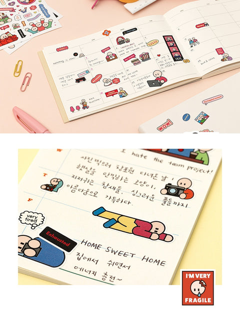 Simpler Daily Point Sticker Pack | 6 sheets