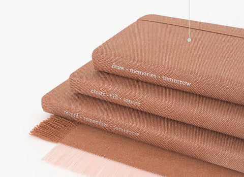 Making Memory Small Wide Square Notebook v.3 [7colors] | Grid Notebook