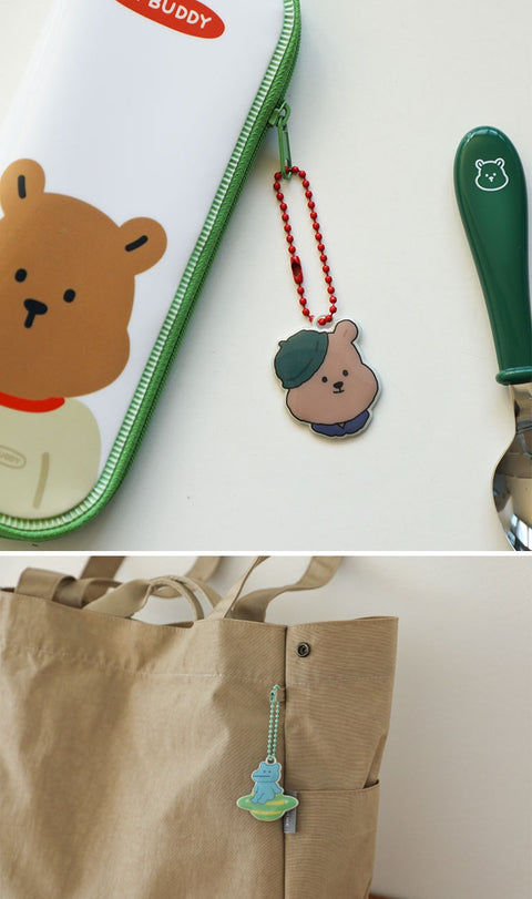 Jelly Bear Soft Key Ring [2types] | Diary Charm