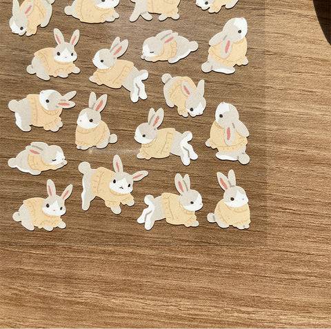 Seal Sticker [Knit Rabbits]