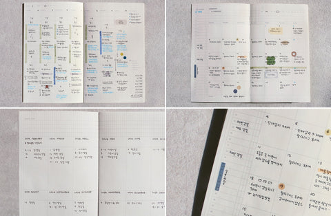 Sequence to Sequence Weekly Planner (1year/6months) [6types]