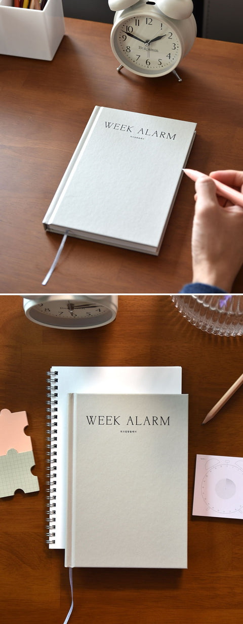 Week Alarm Planner for 6months [3colors]