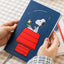 Peanuts Snoopy Hardcover Line Notebook [2colors]