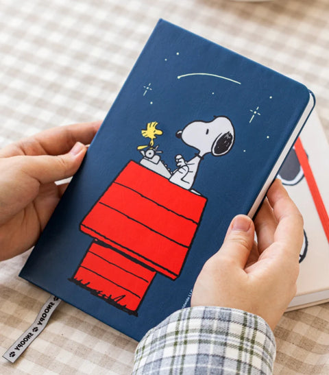 Peanuts Snoopy Hardcover Line Notebook [2colors]