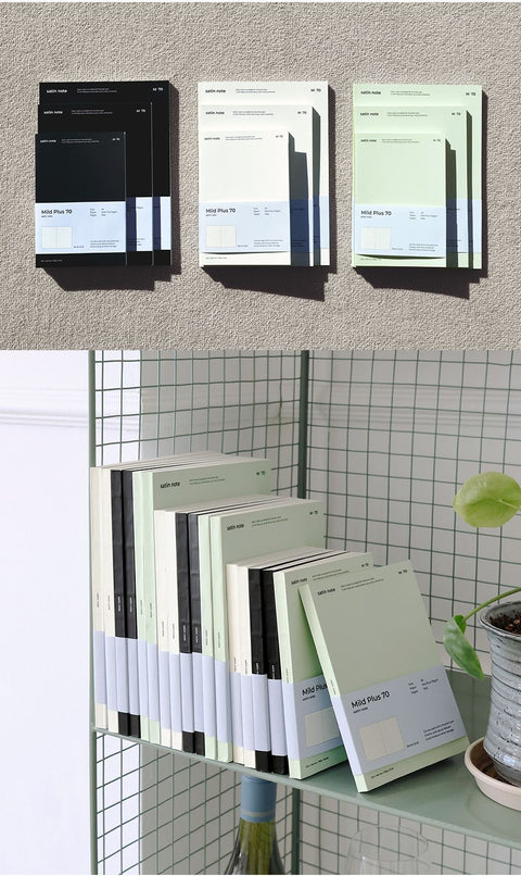 A5 Satin Notebook M70 [3colors] | Line & Grid Notebook