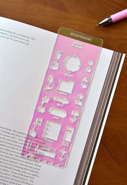 Jelly cut icon Bookmark [6colors] | icon template book marker