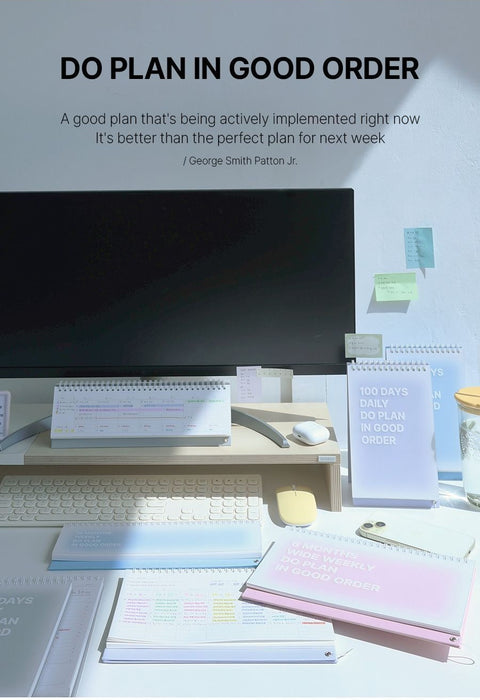 Do Weekly Daily Planner 100Days [4colors] | Desk Study Planner