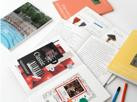 Scrap the Moment Notebook v.3 [9types] | Grid Line Blank