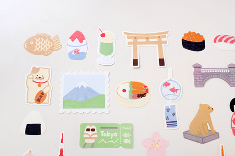 Planner Seal Stickers [1528 Tokyo travel diary]