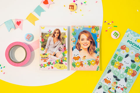 Sanrio Party Seal Sticker [7types] | Kuromi | Hello Kitty | Pompompurin | Kerokerokeroppi