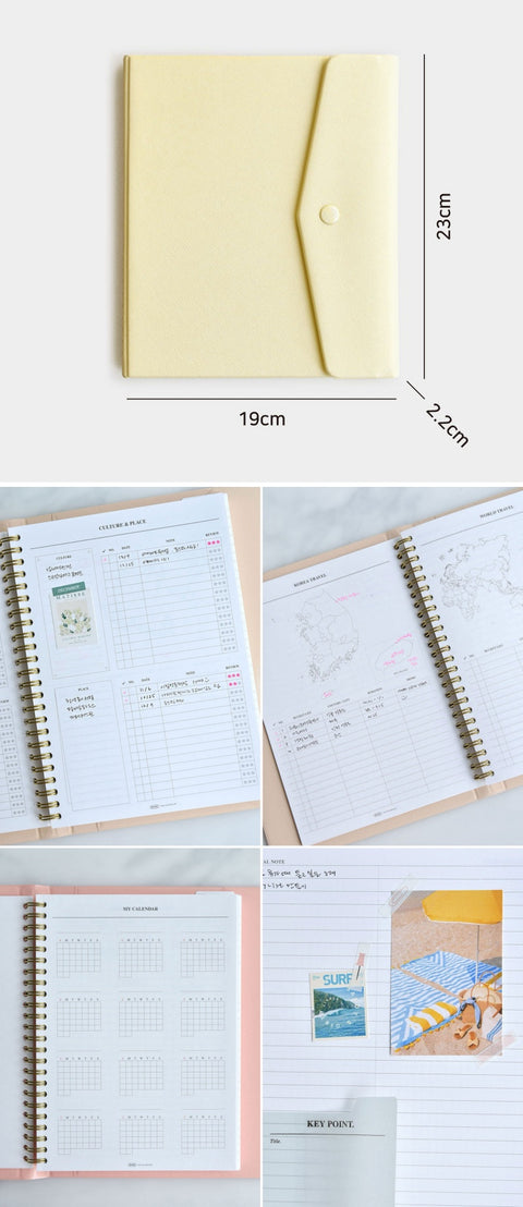 Spring Gentle Planner [20types] | Time Planner | Grid Weekly Planner