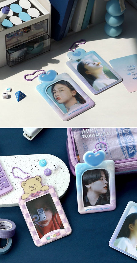 ICONIC Sugar Photo Card Holder [4types] | Key Ring