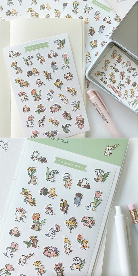 A Piece of Happiness Kitty Sticker Pack | 5 sheets