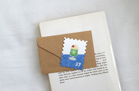 Planner Seal Stickers [1535 happy in the cafe]