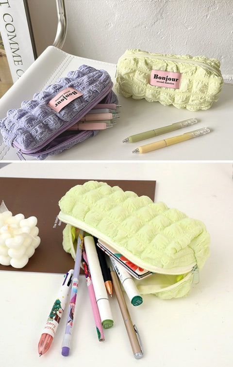 Mellow Quilting Pencil Pouch [5colors] | Pen Case