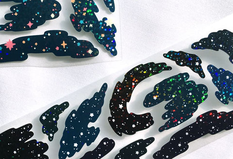 Starry Night Seal Sticker [2types] | Deco Sticker