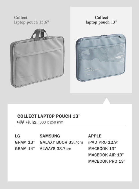 13" Collect Laptop Pouch [5colors] | Laptop Case