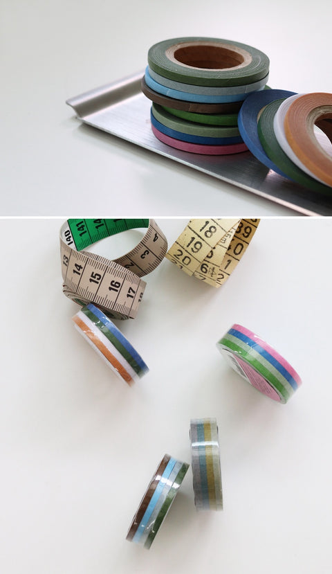 Slim Masking Tape 4PCS [4types] | Mood in Travel