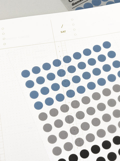 LIFE & PIECES Shape Sticker Pack [2types] | Circle