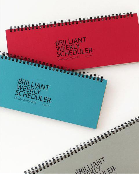 Brilliant Weekly Scheduler [3colors] | Weekly Planner