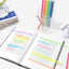 Color Index Long Highlighter Sticky Notes [4types]