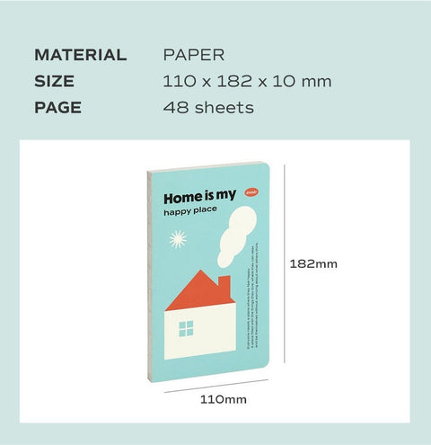 Slow B6 Grid Notebook [4types] | Squared Notebook