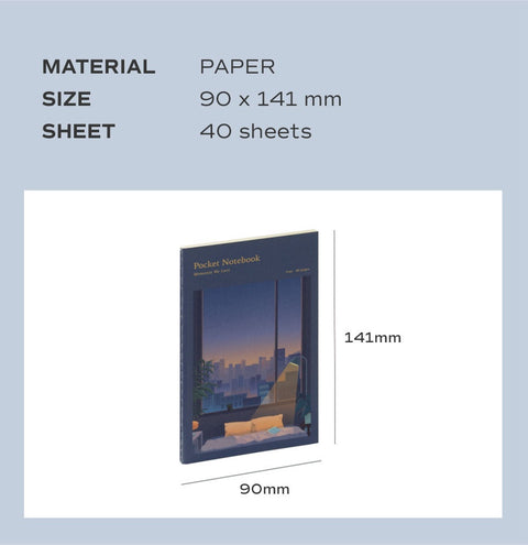 Pocket Notebook v.3 _ Line [4types]