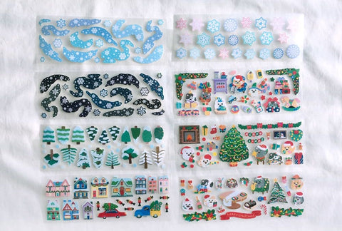 Snowstorm Seal Sticker [3types] | Deco Sticker