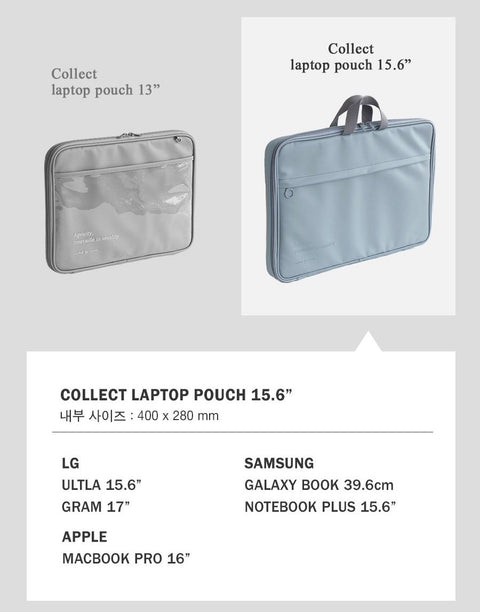 Collect Laptop Pouch 15.6" [4colors]