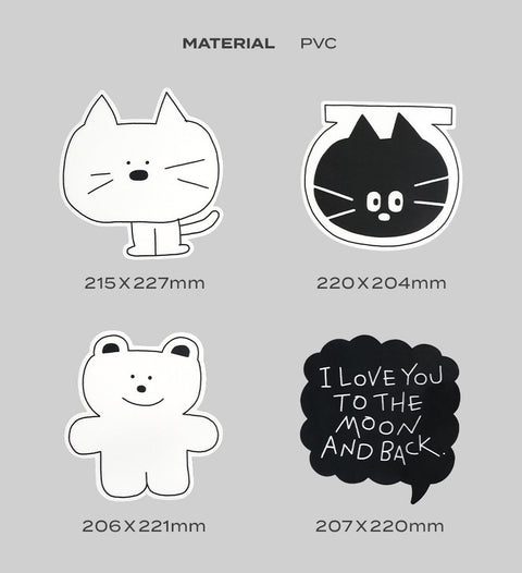 ICONIC Doodle Mouse Pad [4types]