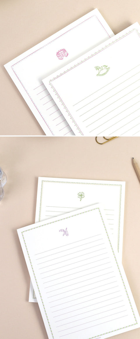 Near & Deer Memo Pad [8types] | Letter